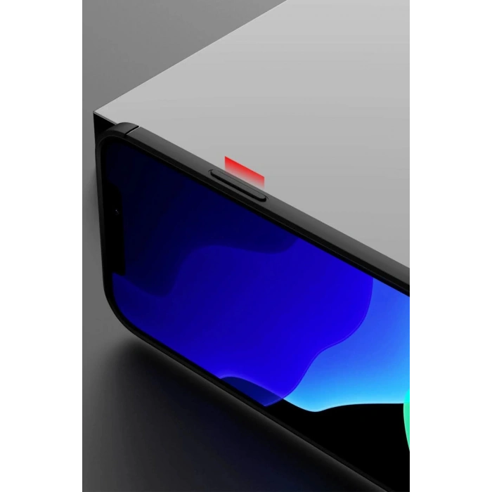 HarmonyAura  Iphone 12 Kılıf Range Yüzüklü Silikon - Mavi