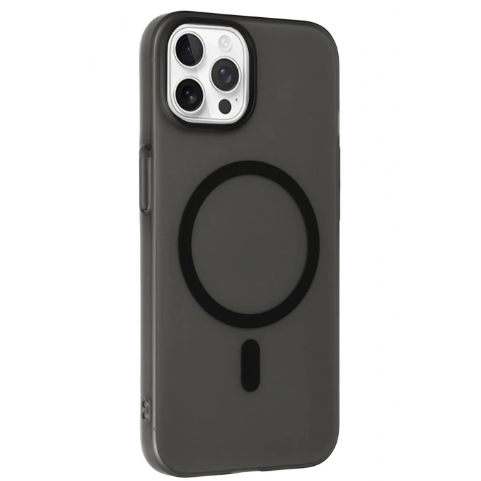 HarmonyAura iPhone 12 Pro Tuna PC Slim Magsafe Kapak - Siyah