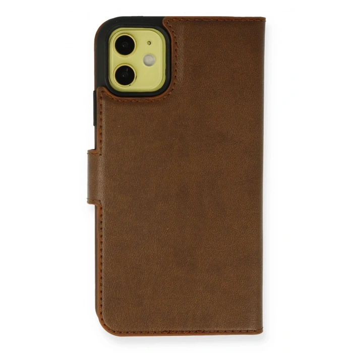 HarmonyAura  Iphone 13 Mini Kılıf Trend S Plus Kapaklı Kılıf - Taba