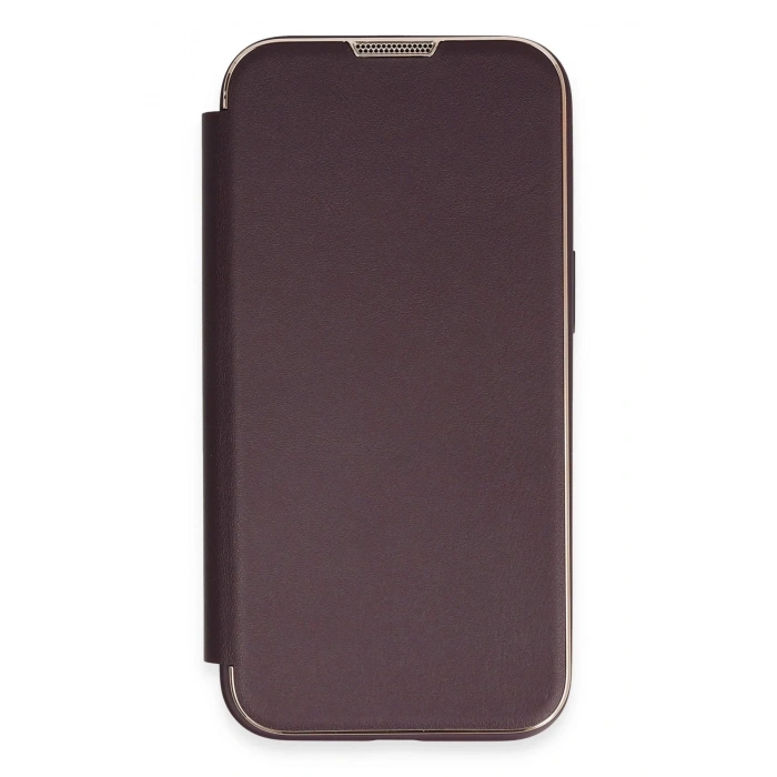 HarmonyAura  Iphone 13 Pro Max Kılıf Dolpin Kapaklı - Derin Mor