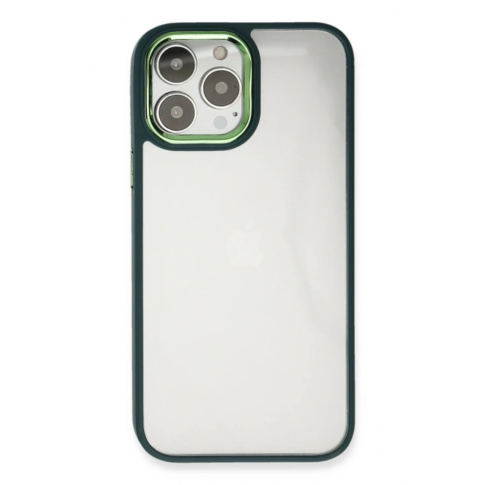 HarmonyAura  Iphone 13 Pro Max Kılıf Dora Kapak - Haki Yeşil