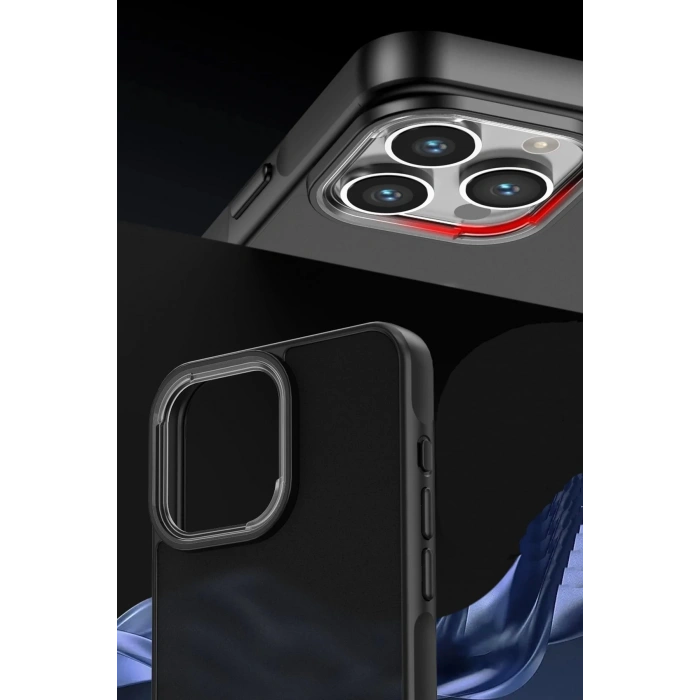 HarmonyAura  Iphone 13 Pro Max Kılıf Elegant Kapak - Derin Mor