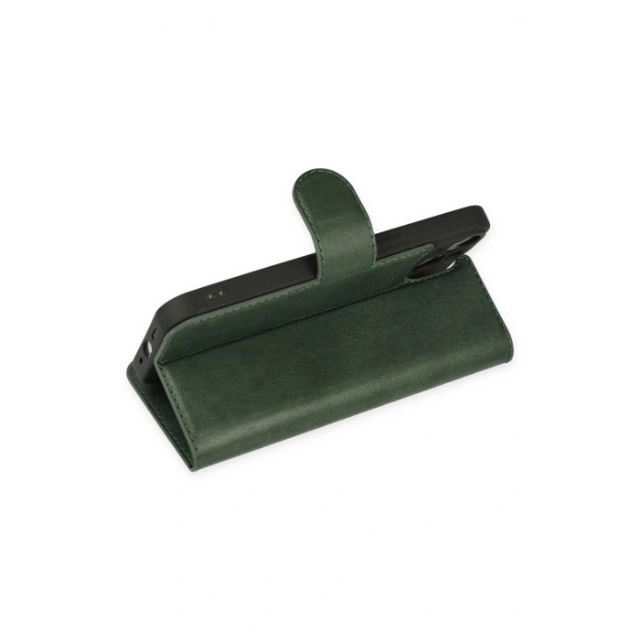 HarmonyAura  Iphone 14 Plus Kılıf Trend S Plus Kapaklı Kılıf - Yeşil