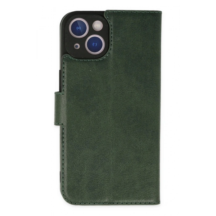 HarmonyAura  Iphone 14 Plus Kılıf Trend S Plus Kapaklı Kılıf - Yeşil