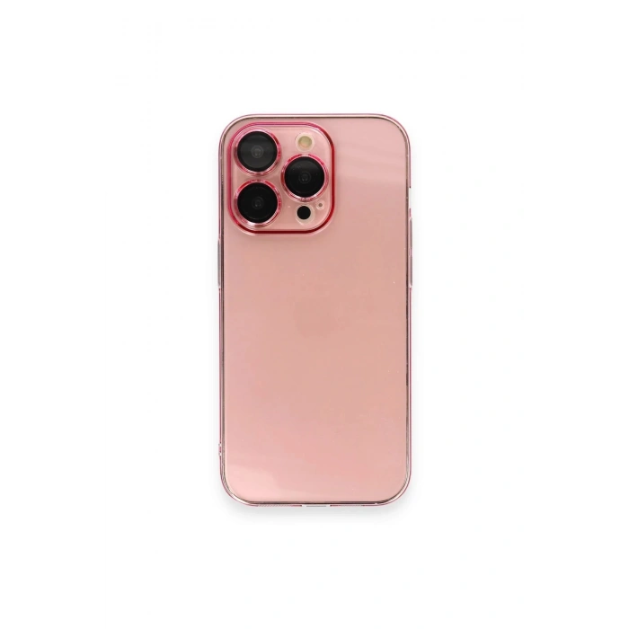HarmonyAura  Iphone 14 Pro Kılıf Armada Lensli Kapak - Rose Gold