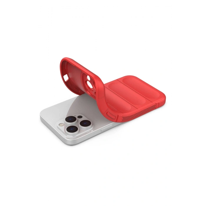 HarmonyAura  Iphone 14 Pro Kılıf Optimum Silikon - Kırmızı