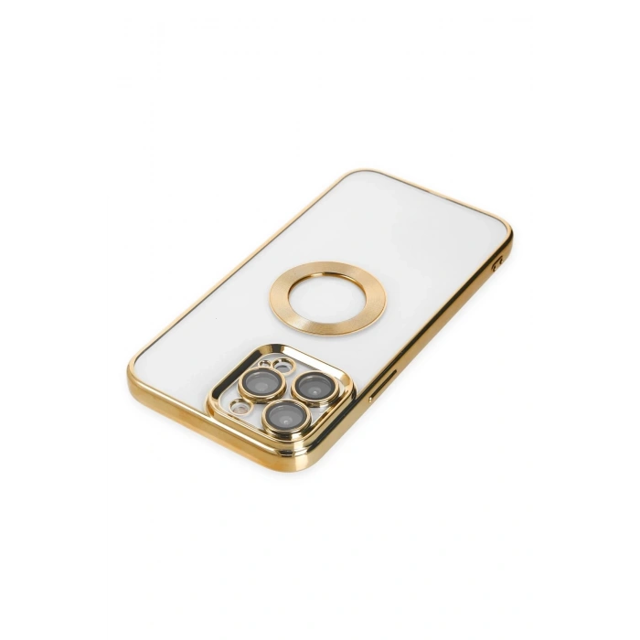 HarmonyAura  Iphone 14 Pro Kılıf Slot Silikon - Gold