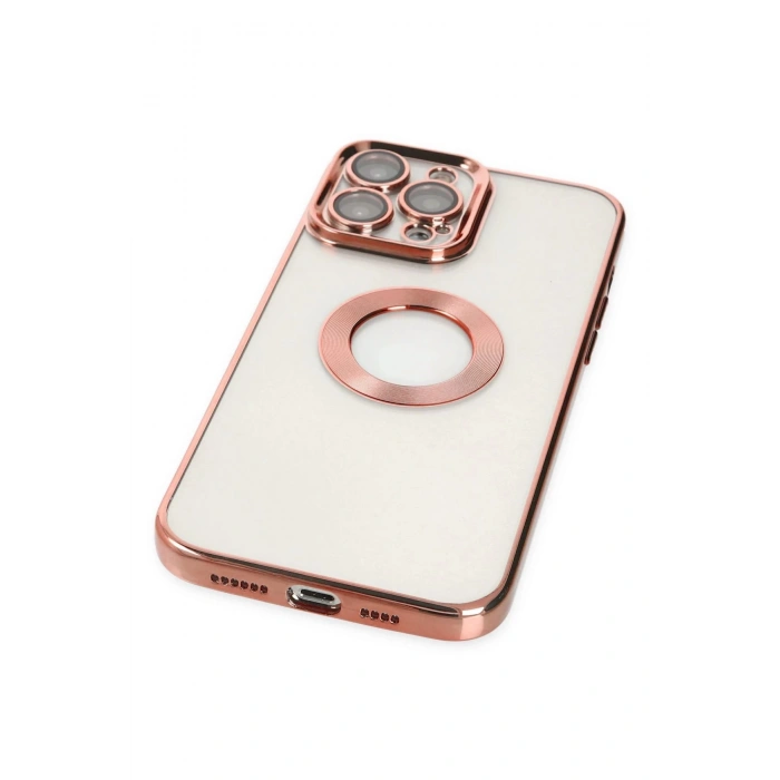 HarmonyAura  Iphone 14 Pro Kılıf Slot Silikon - Rose Gold