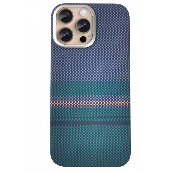 HarmonyAura iPhone 14 Pro Max Besa Magsafe Kapak - Mavi