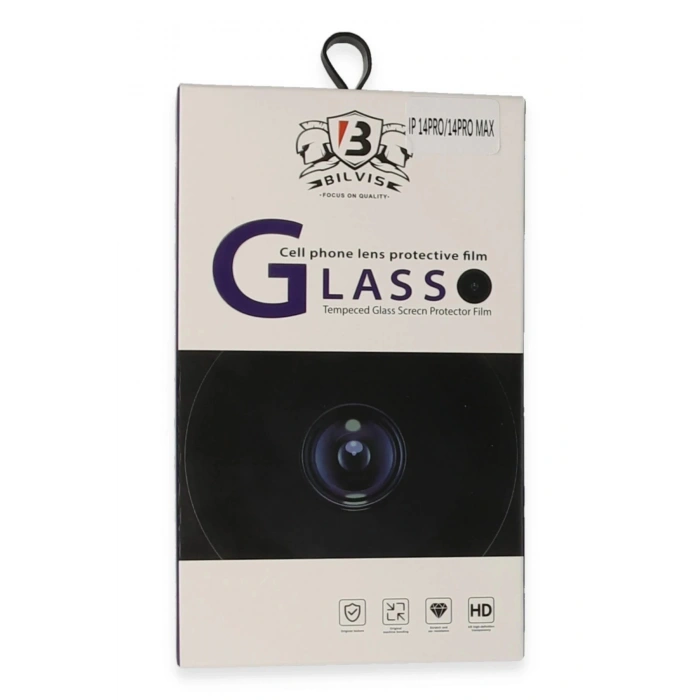 HarmonyAura  Iphone 14 Pro Max Bilvis Titan Kamera Lens - Siyah