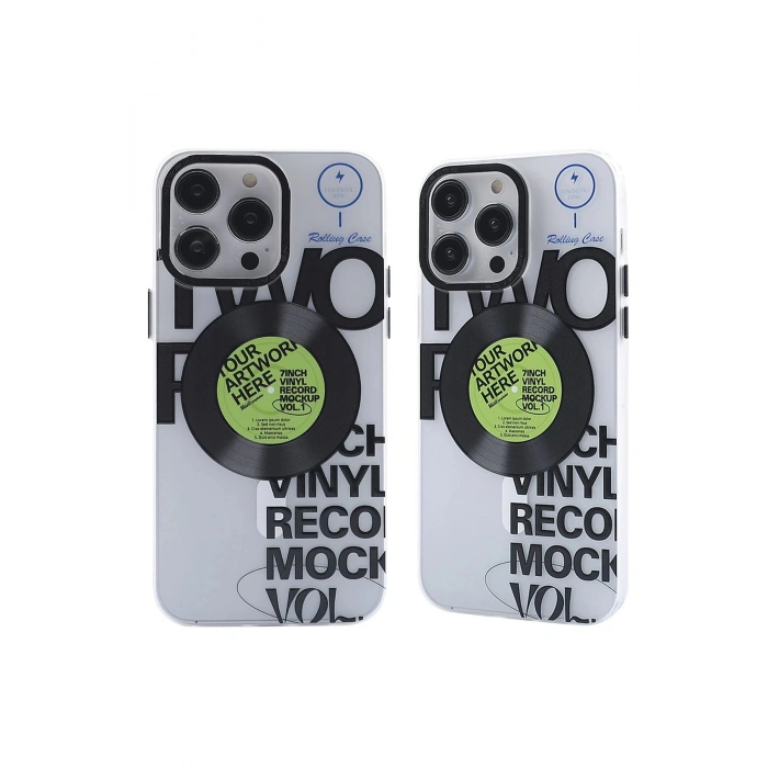 HarmonyAura  Iphone 14 Pro Max Kılıf Apollo Magneticsafe Desenli Kapak - Apollo Şeffaf - 5