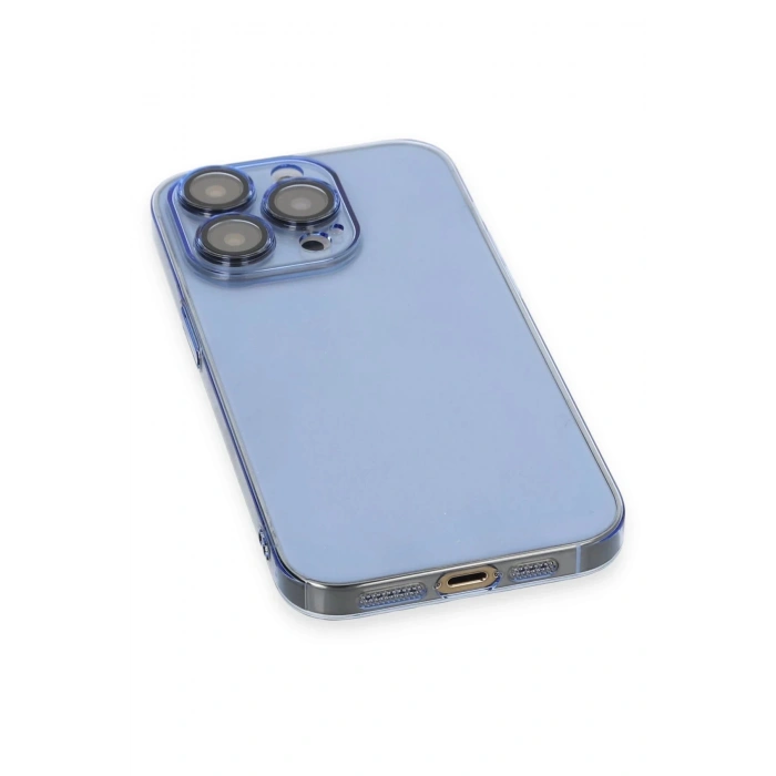 HarmonyAura  Iphone 14 Pro Max Kılıf Armada Lensli Kapak - Sierra Blue