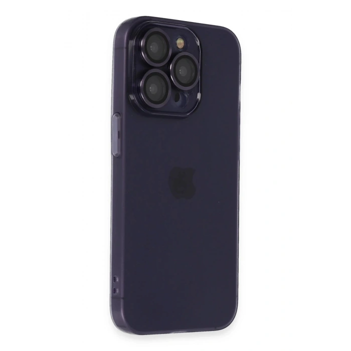 HarmonyAura  Iphone 14 Pro Max Kılıf Luko Lens Silikon - Siyah