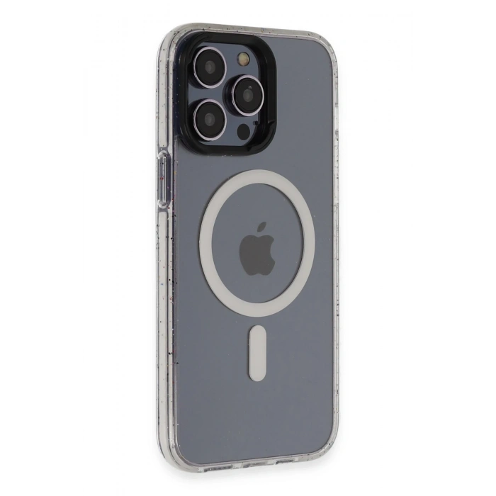 HarmonyAura iPhone 14 Pro Max Kılıf Tigra Magsafe Kapak - Beyaz