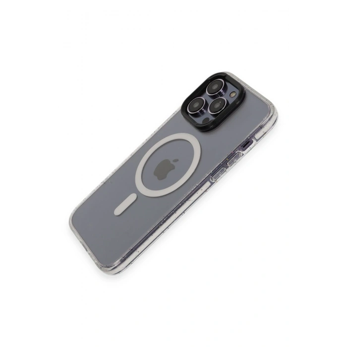 HarmonyAura iPhone 14 Pro Max Kılıf Tigra Magsafe Kapak - Beyaz