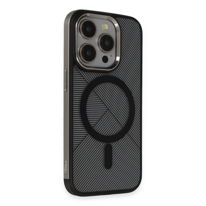 HarmonyAura iPhone 14 Pro Max Vito Magsafe Kapak - Titan Gri