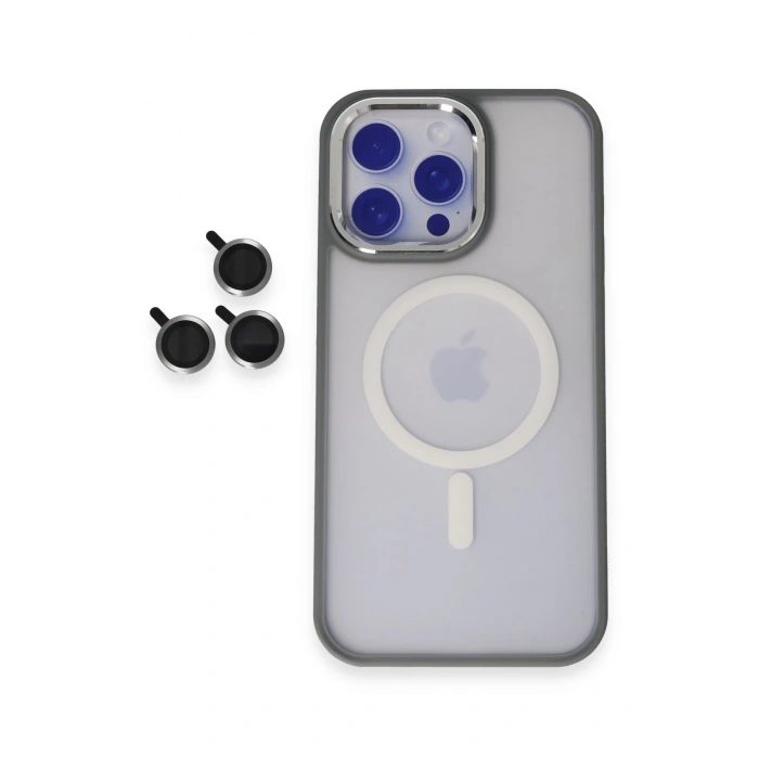 HarmonyAura iPhone 14 Pro Winner Magsafe Kapak - Gri