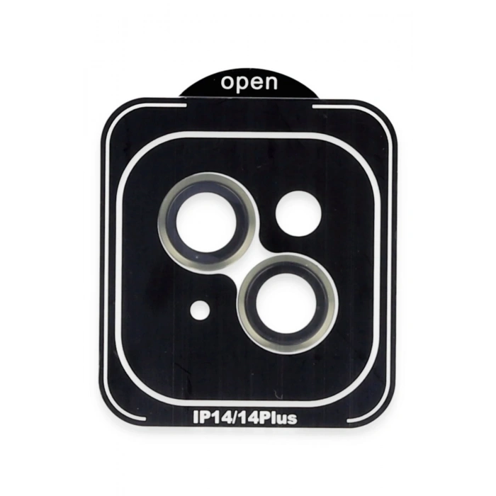 HarmonyAura iPhone 14 PVD Metal Kamera Lens - Yeşil