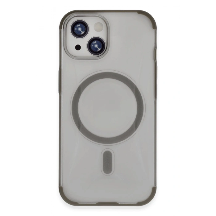HarmonyAura iPhone 15 Hilton Magsafe Kapak - Titan Gri