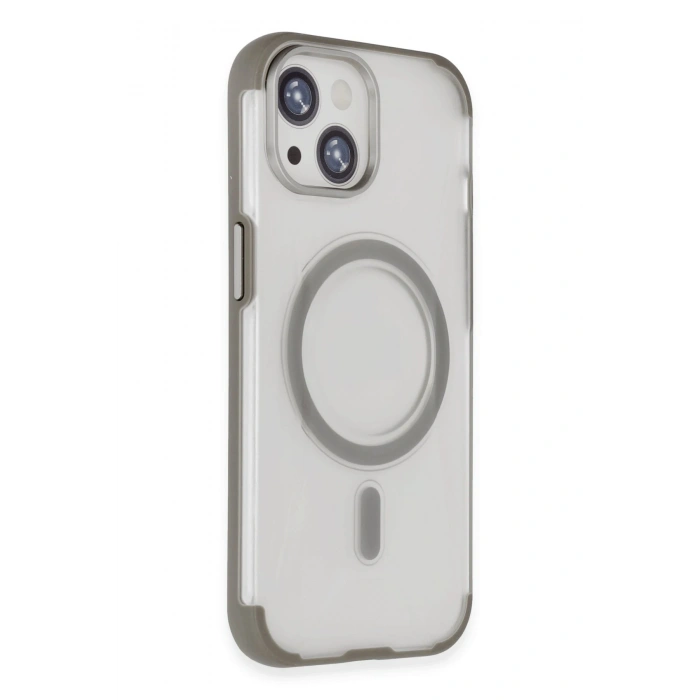 HarmonyAura iPhone 15 Hilton Magsafe Kapak - Titan Gri