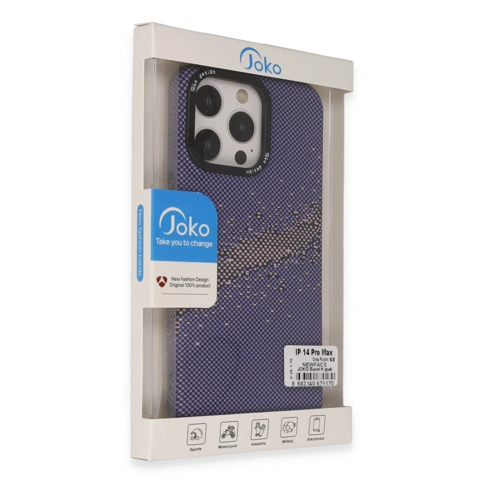 HarmonyAura iPhone 15 Pro Max Basel Kapak - Derin Mor