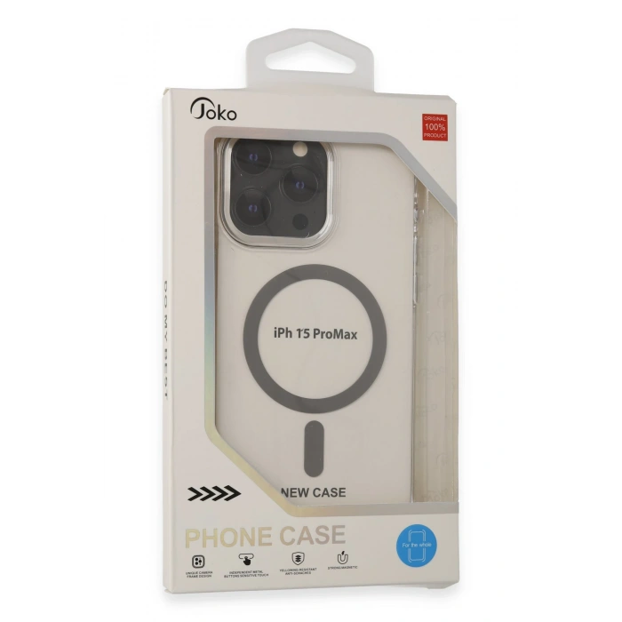 HarmonyAura iPhone 15 Pro Max Bubble Magsafe Kapak - Lacivert