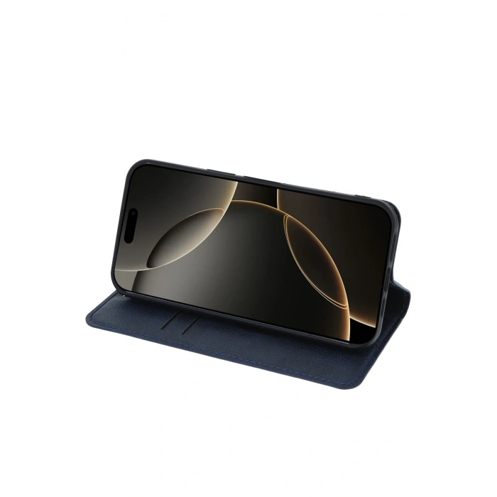 HarmonyAura iPhone 15 Pro Max Kılıf Trend S Plus Kapaklı Kılıf - Taba