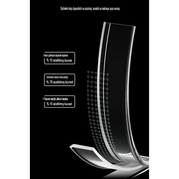 HarmonyAura  Iphone 15 Pro Max Kılıf Tron Şeffaf Magsafe Kapak - Şeffaf