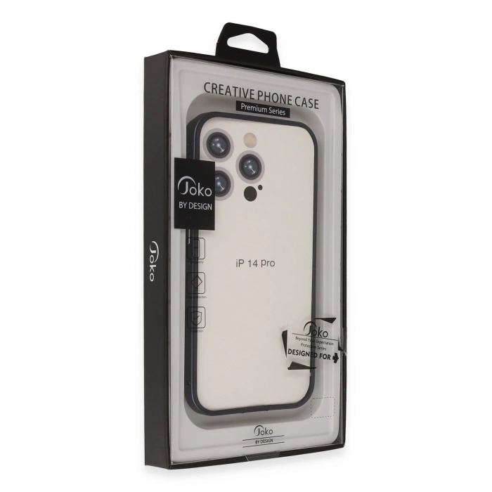 HarmonyAura iPhone 15 Pro Max Land Bumper Koruma Kapak - Siyah