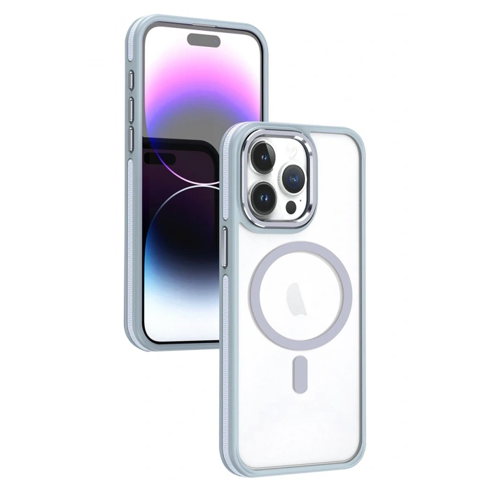 HarmonyAura iPhone 15 Pro Max Winner Magsafe Kapak - Gri