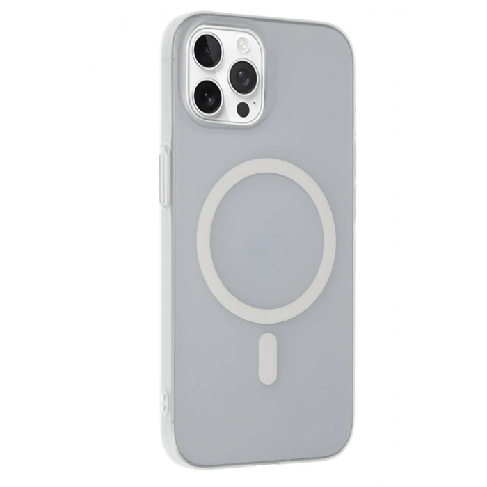 HarmonyAura iPhone 15 Pro Tuna PC Slim Magsafe Kapak - Şeffaf