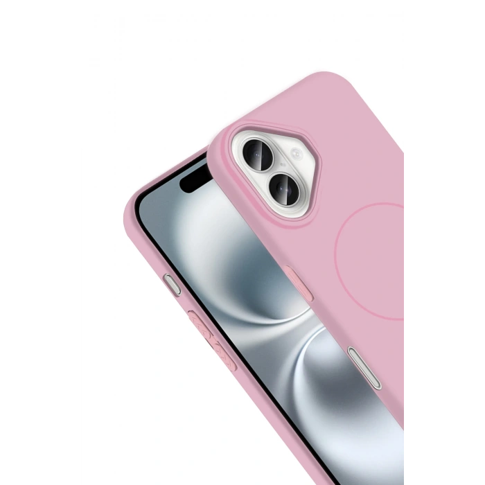 HarmonyAura iPhone 16 Broş Magsafe Kapak - Siyah