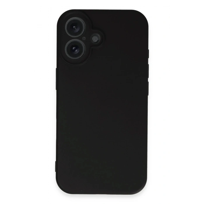 HarmonyAura  Iphone 16 Kılıf First Silikon - Siyah