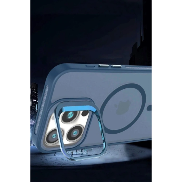 HarmonyAura iPhone 16 Plus Flet Lens Magsafe Kapak - Gold