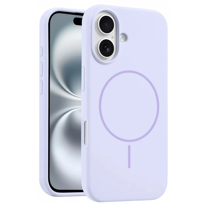 HarmonyAura iPhone 16 Plus Kılıf Jully Magsafe Kapak - Lila