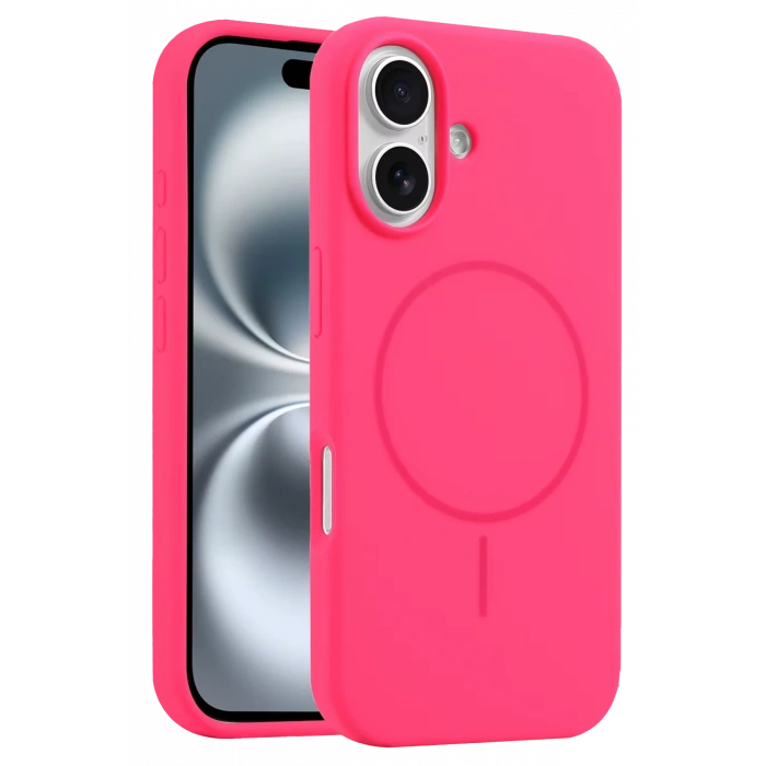 HarmonyAura iPhone 16 Plus Kılıf Jully Magsafe Kapak - Pembe