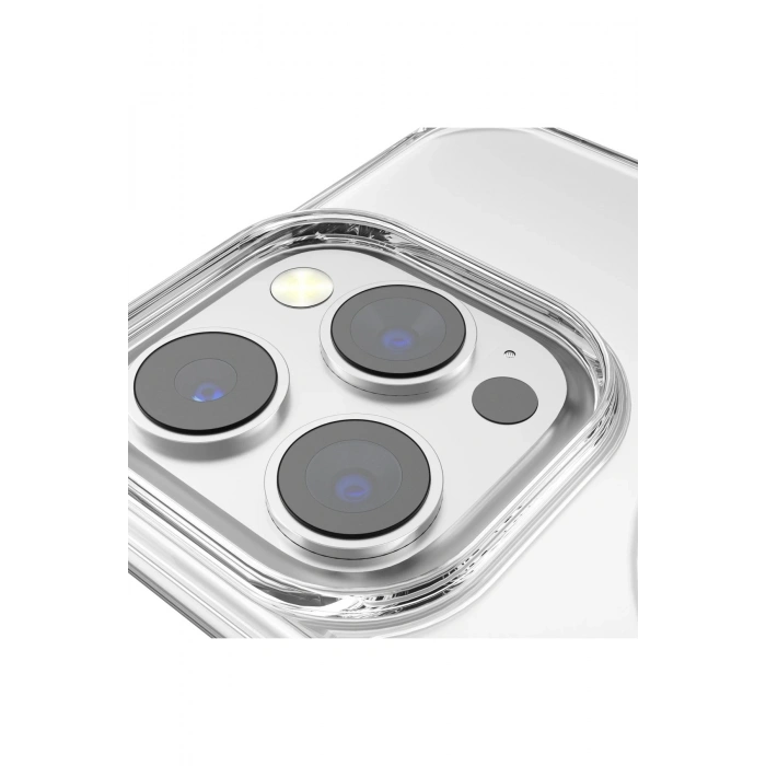 HarmonyAura iPhone 16 Pro Gleam PC Sert Magsafe Kılıf - Şeffaf