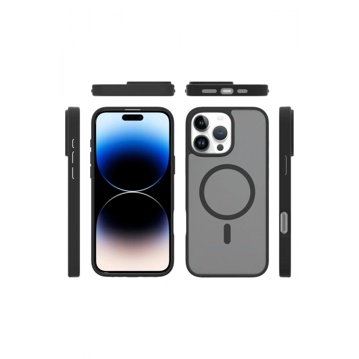 HarmonyAura iPhone 16 Pro Jota Magsafe Kapak - Lila