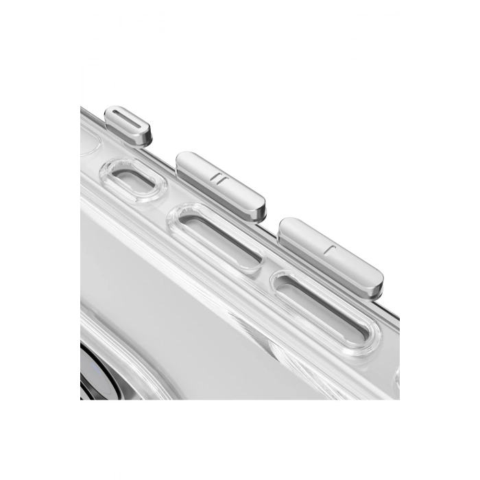 HarmonyAura iPhone 16 Pro Max Gleam PC Sert Magsafe Kılıf - Şeffaf