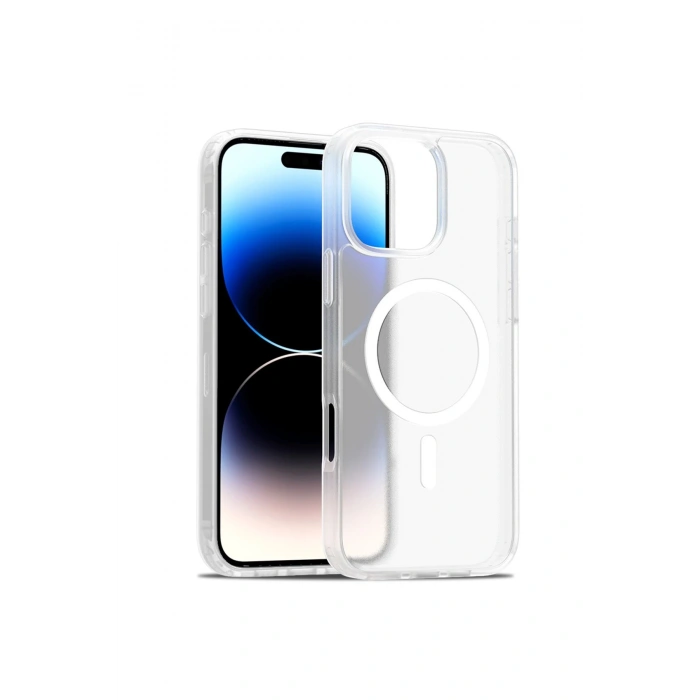 HarmonyAura iPhone 16 Pro Max Jota Magsafe Kapak - Şeffaf