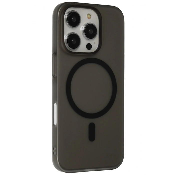 HarmonyAura iPhone 16 Pro Tuna PC Slim Magsafe Kapak - Siyah