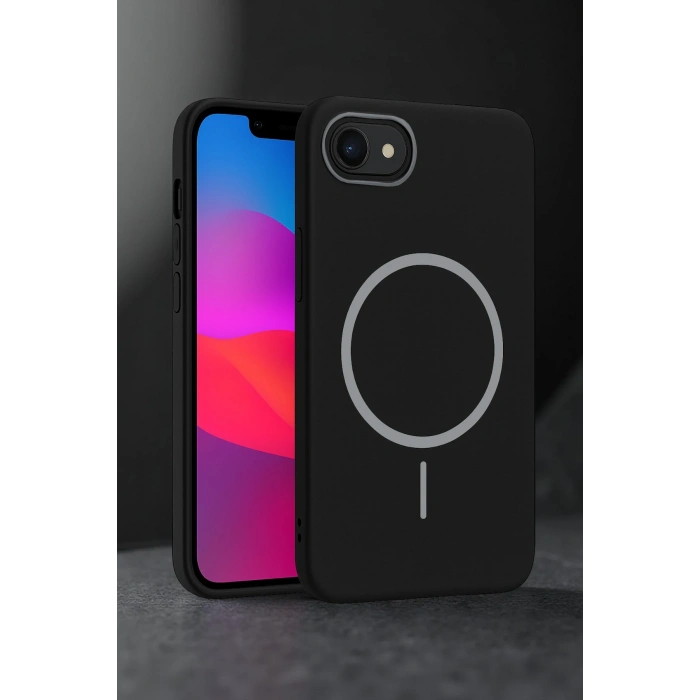 HarmonyAura iPhone 16E Broş Magsafe Kapak - Çöl Titanyum