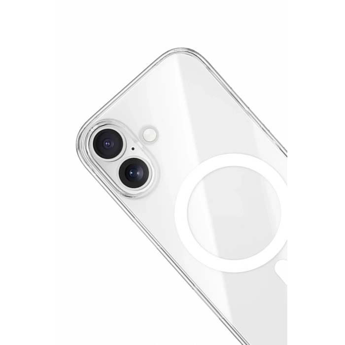 HarmonyAura iPhone 17 Kılıf Pc Real Magsafe Kapak - Şeffaf