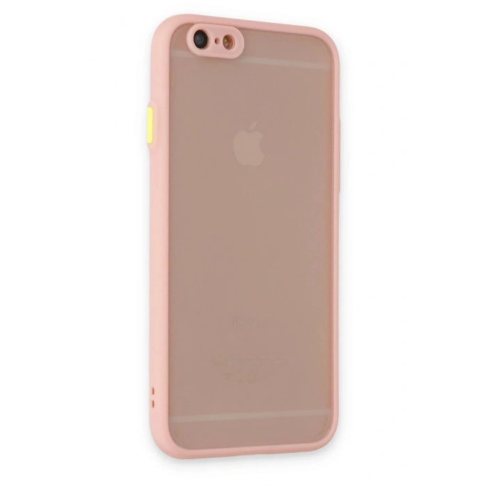 HarmonyAura  Iphone 6 Kılıf Montreal Silikon Kapak - Pembe