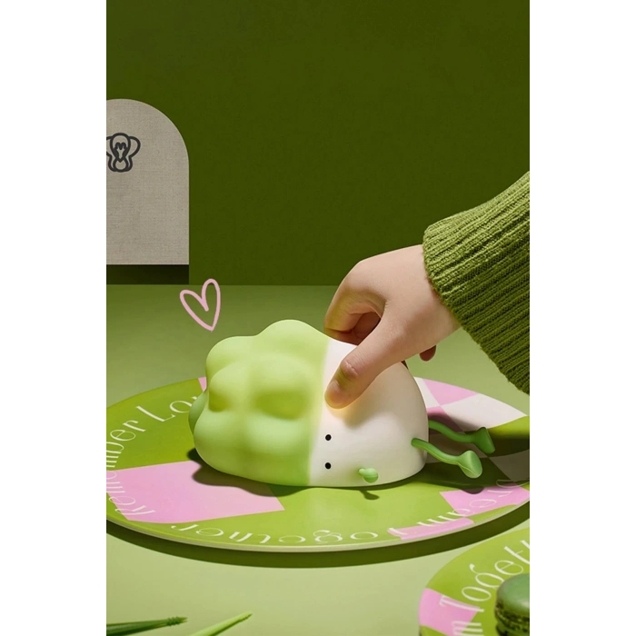 HarmonyAura  K1110 Dekoratif Gece Lambası Brokoli Çocuk