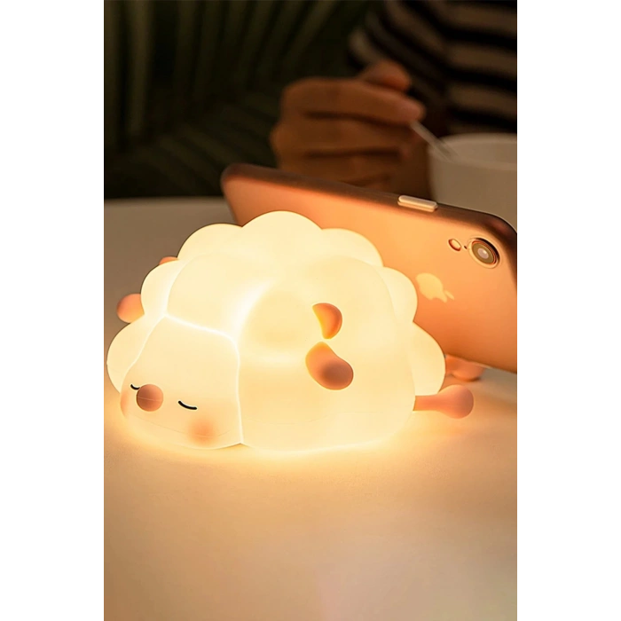 HarmonyAura  K1156 Dekoratif Gece Lambası Kuzu