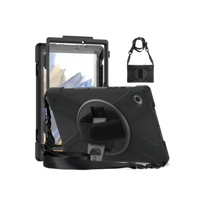 HarmonyAura  Lenovo Tab M10 Tb328fu Kılıf Amazing Tablet Kapak - Siyah