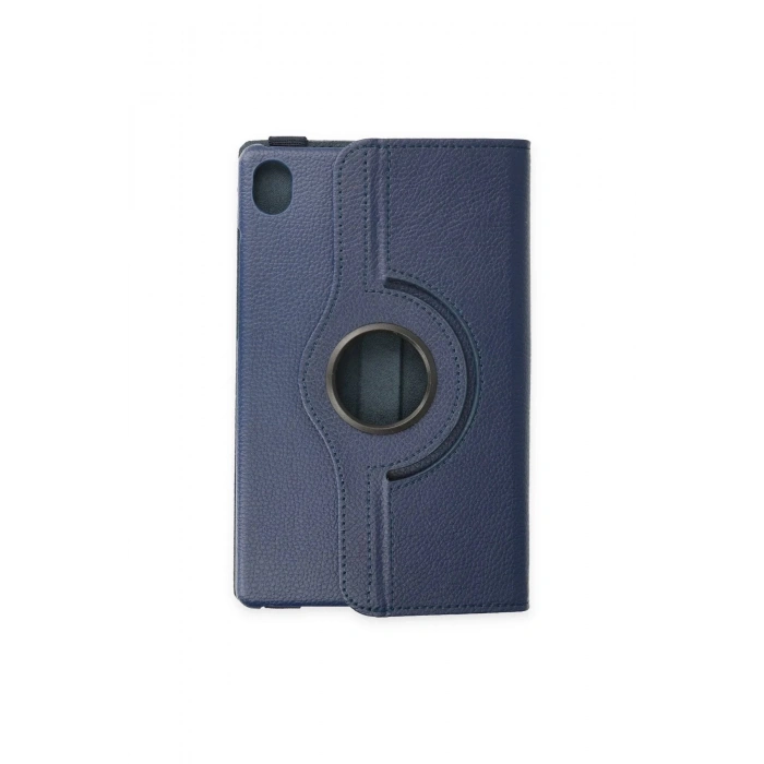 HarmonyAura  Lenovo Tab M8 Kılıf 360 Tablet Deri Kılıf - Lacivert