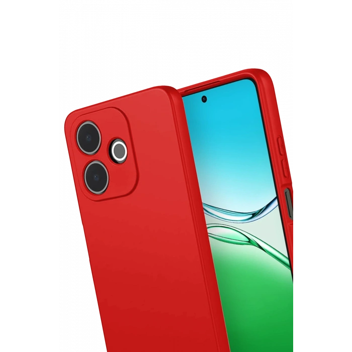 HarmonyAura Oppo A5 Pro 4G First Silikon - Kırmızı