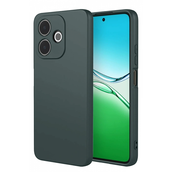 HarmonyAura Oppo A5 Pro 4G First Silikon - Koyu Yeşil